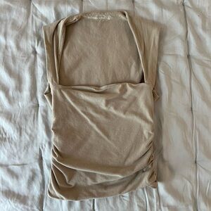 A&F Ava Top - Brown, XS